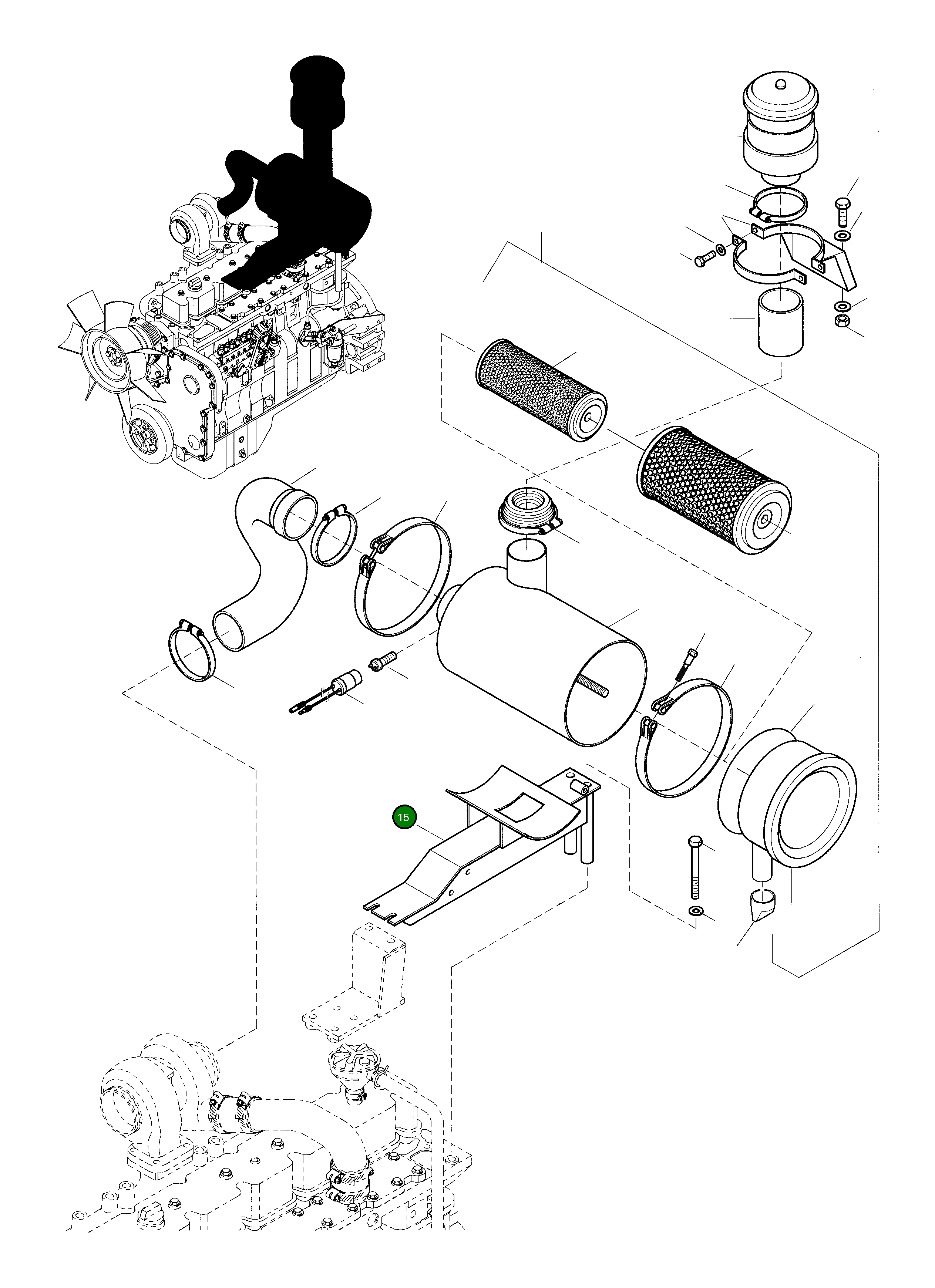 Кронштейн 419-01-H2470 Komatsu