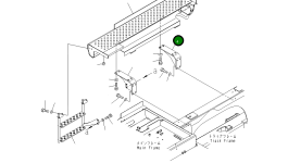 Кронштейн 8240-54-1861 Komatsu