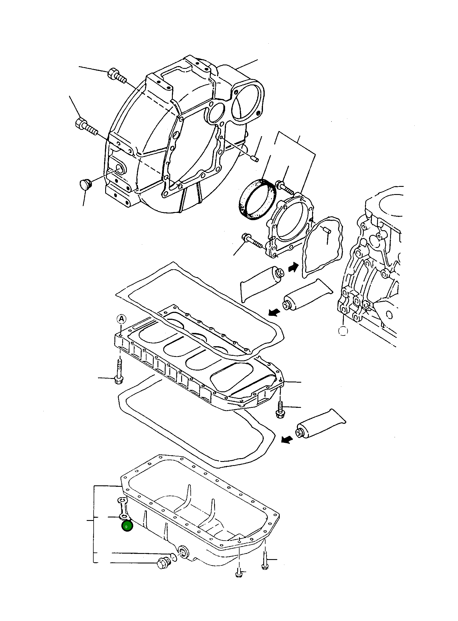 Опора YMR000099 Komatsu