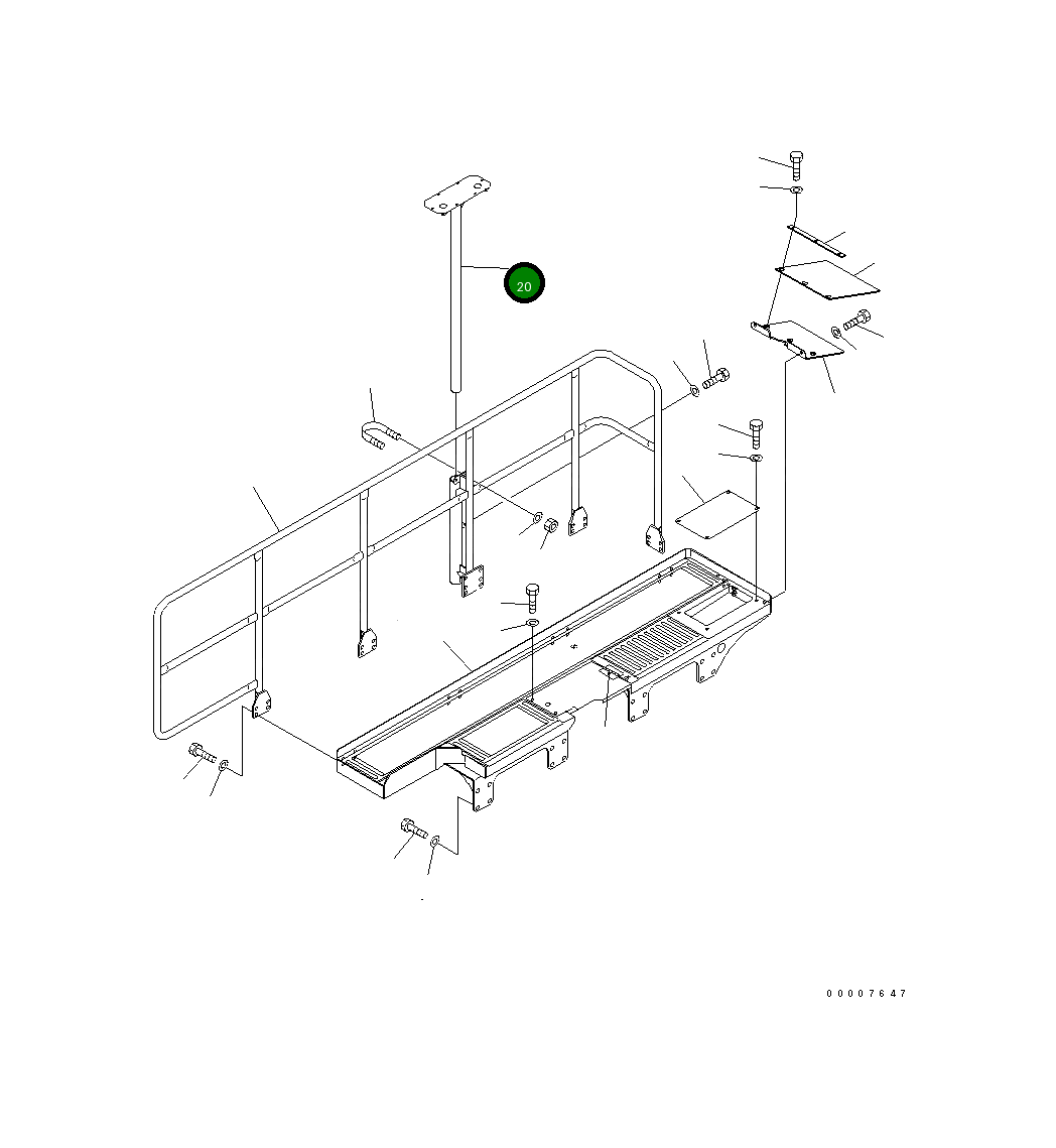 Опора 8296-54-1420 Komatsu