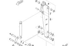 Палец 2123-2167C Komatsu