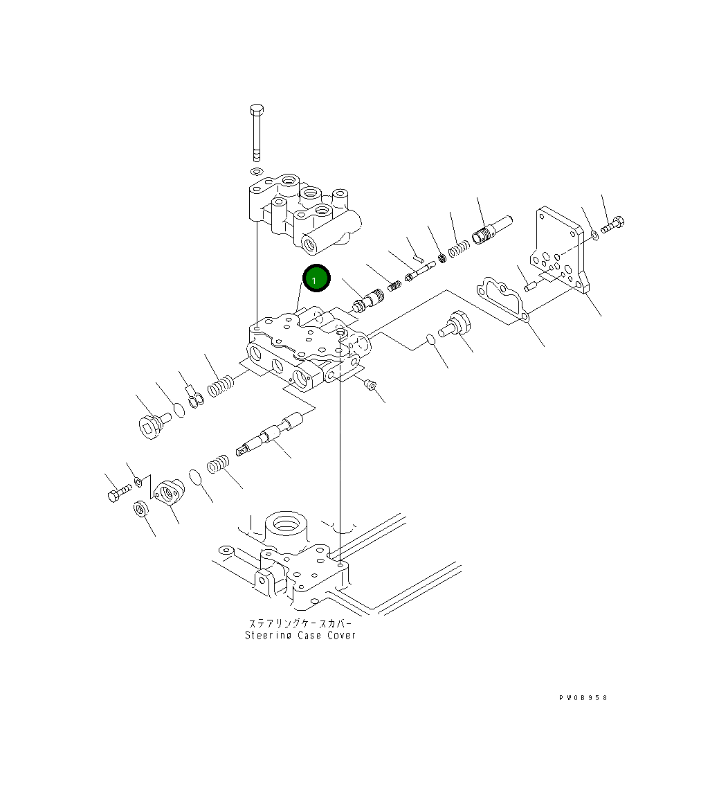 Корпус 134-40-61110 Komatsu