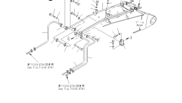 Кронштейн 21N-62-13560 Komatsu