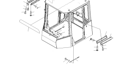 Кронштейн 421-926-3433 Komatsu