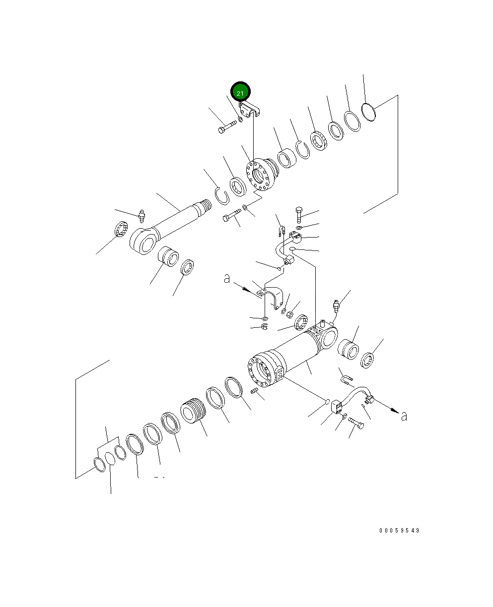 Кронштейн 707-88-84990 Komatsu