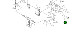 Палец 22U-70-11672NK Komatsu