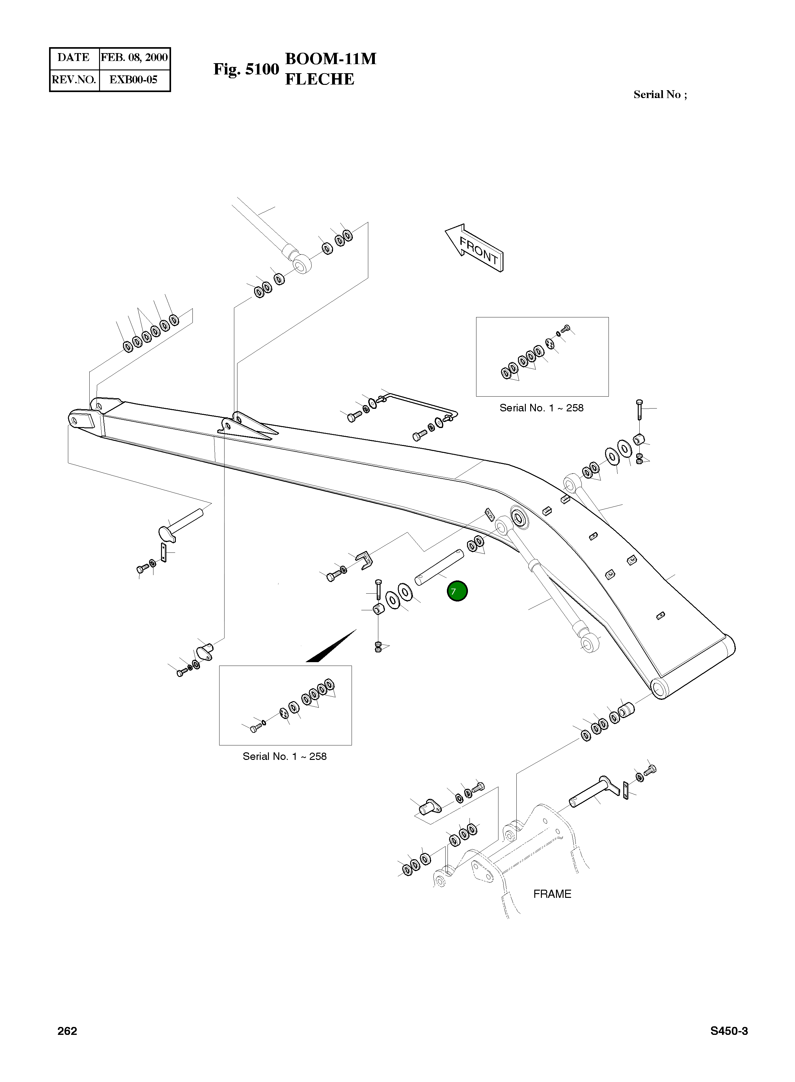 Палец 2123-4136B Komatsu