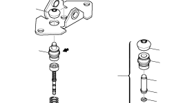 Опора 21D-60-13960 Komatsu