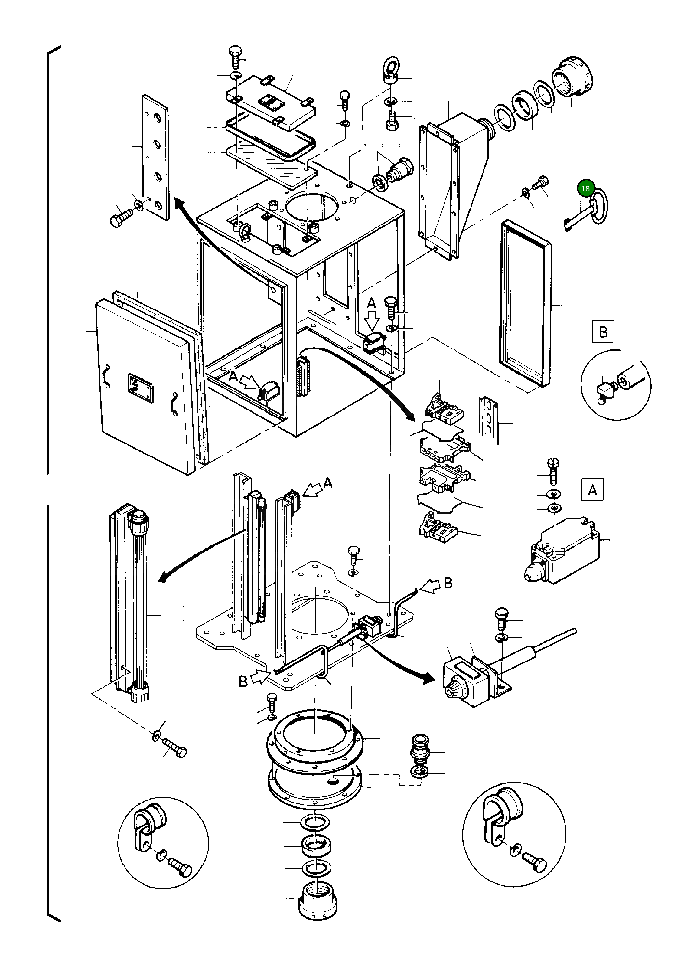 Ось 168 468 40 Komatsu