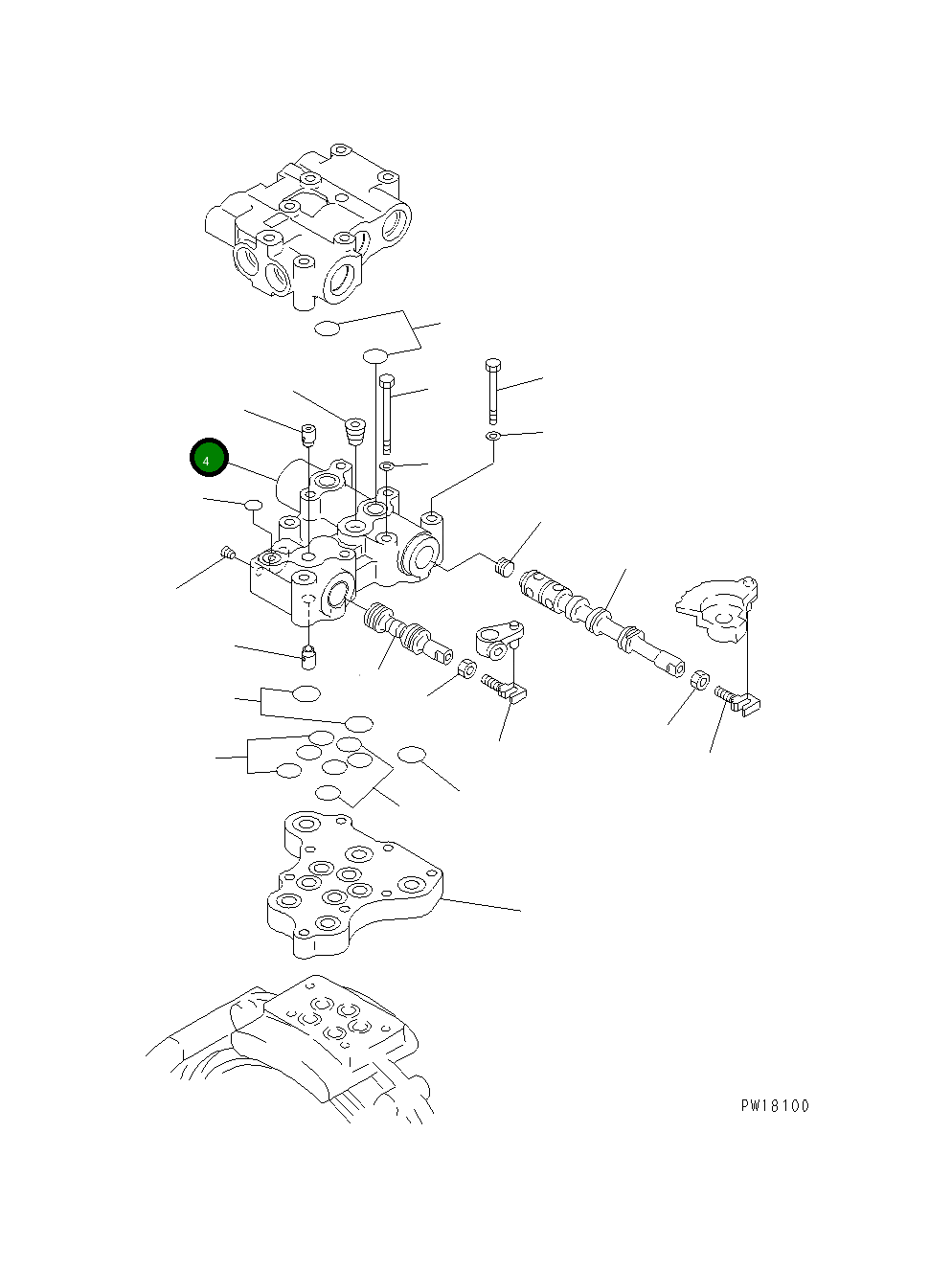 Корпус 17M-15-25210 Komatsu