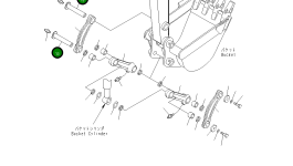 Палец 21U-70-32950 Komatsu
