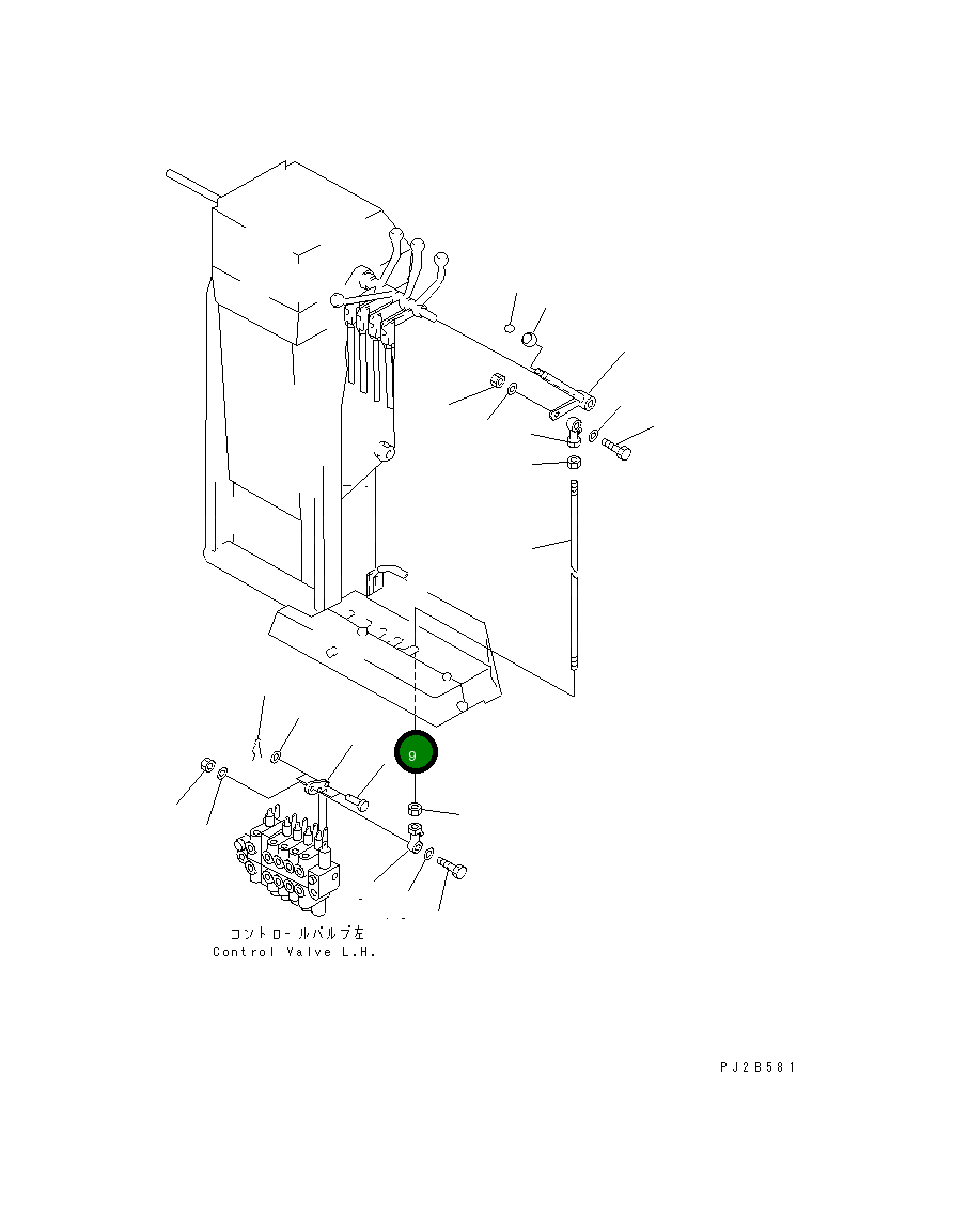 Палец 235-43-32280 Komatsu