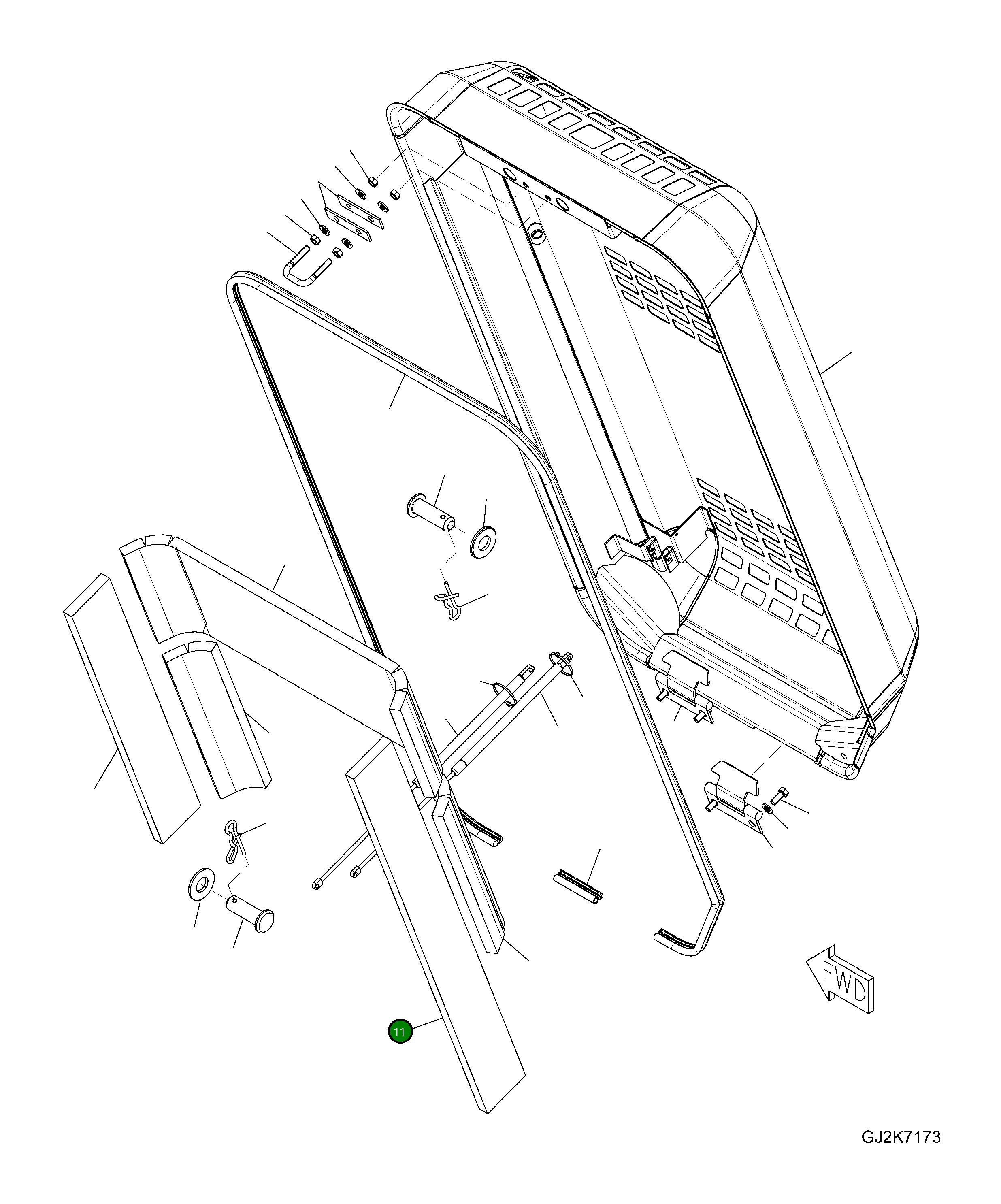 Лист 20E-54-41160 Komatsu