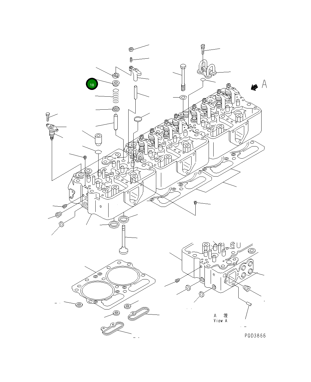 Направляющая 6710-41-4511 Komatsu