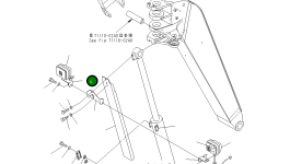 Кронштейн 20U-70-41340 Komatsu