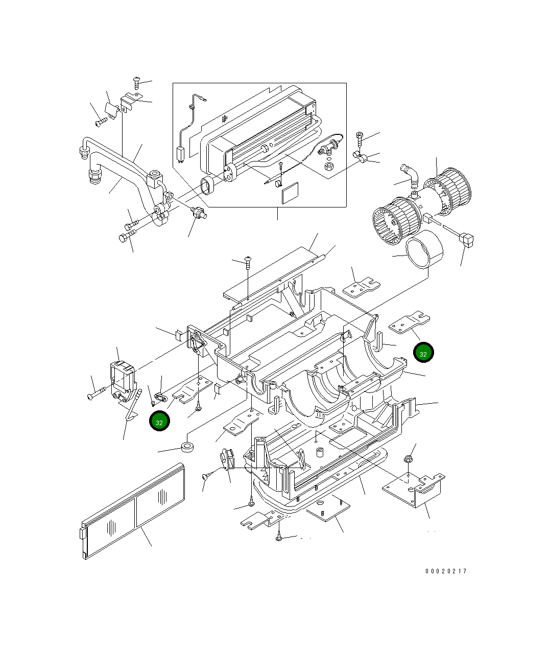 Кронштейн DK534104-5000 Komatsu
