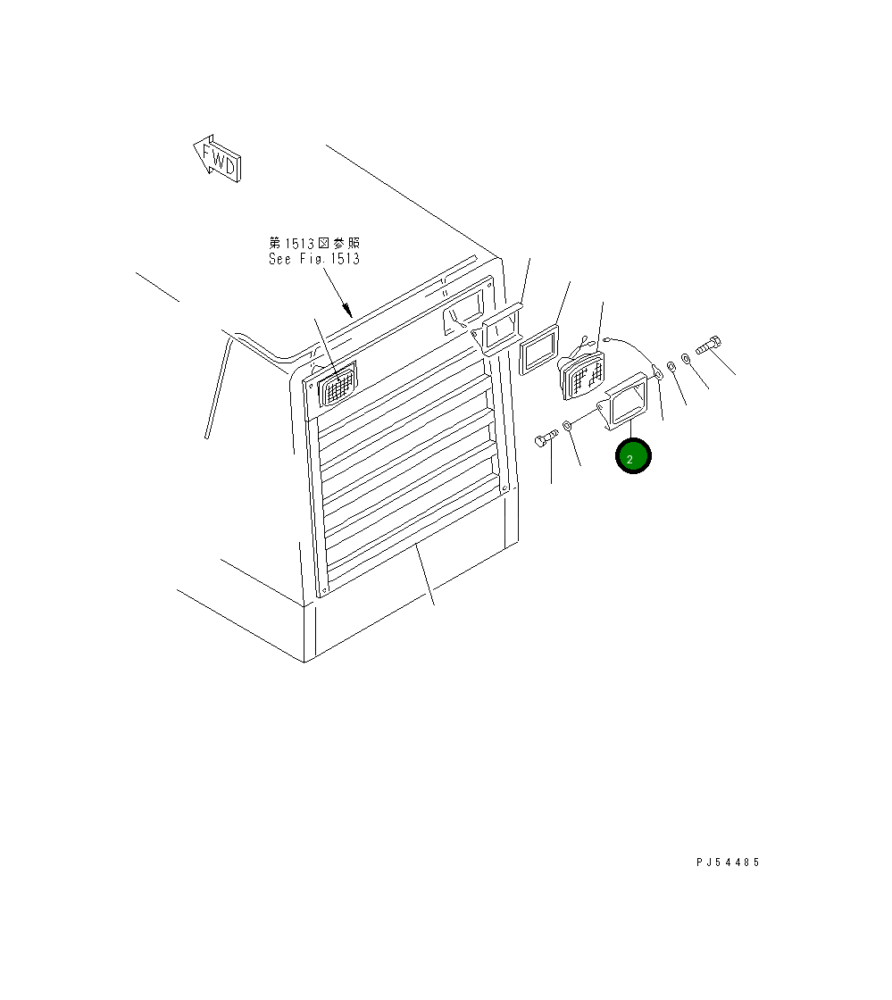 Кронштейн 235-06-35970 Komatsu