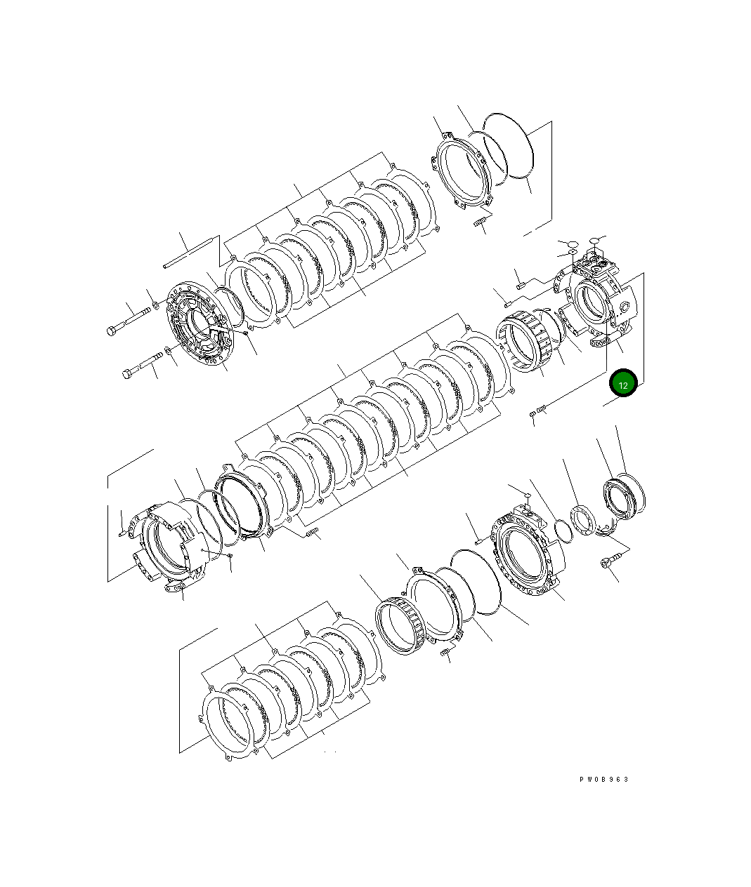 Корпус 14X-15-21160 Komatsu