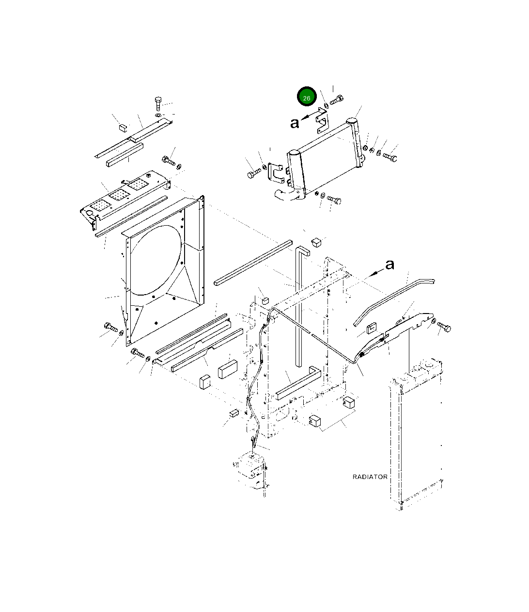 Кронштейн 206-03-31271 Komatsu