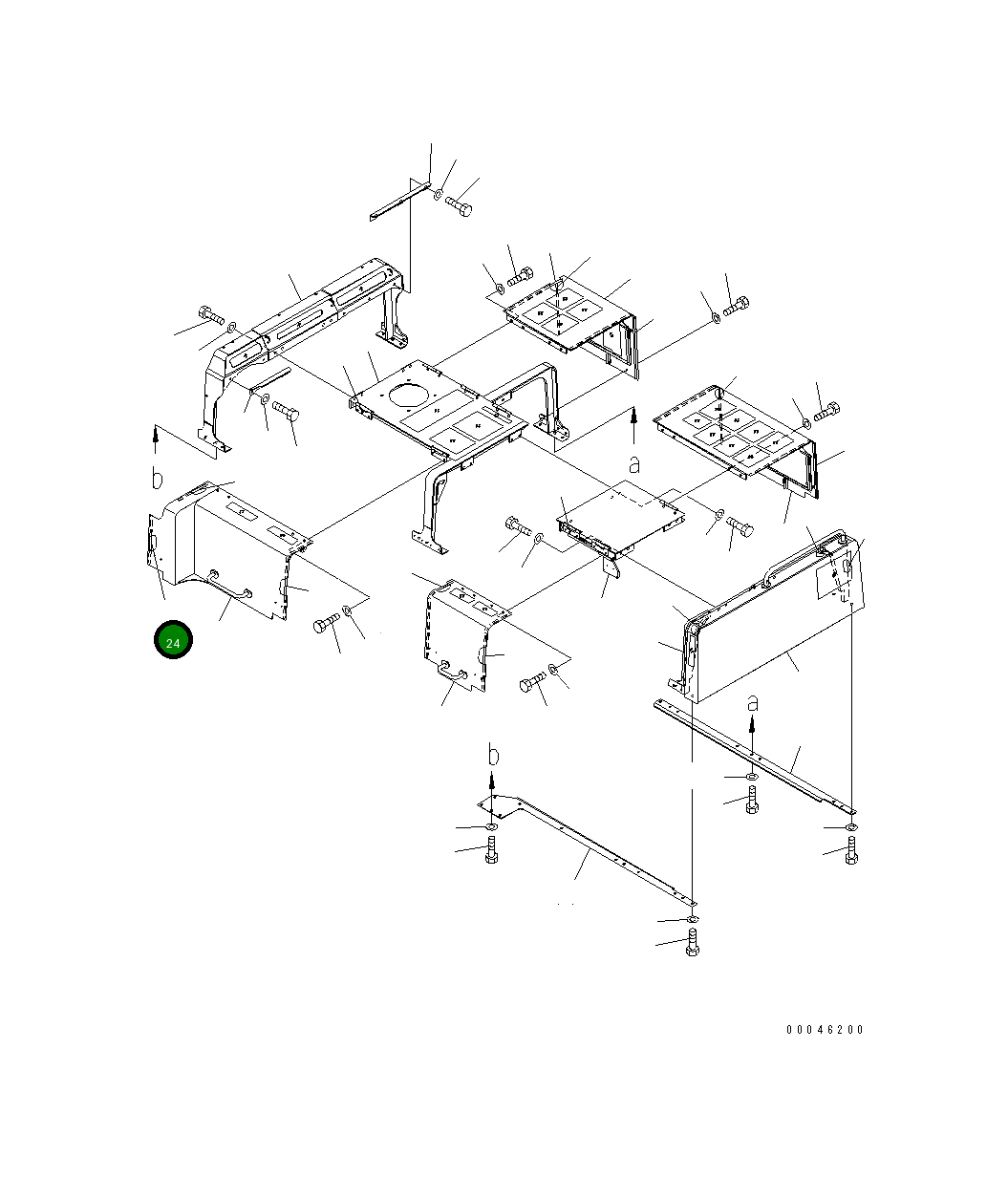 Лист 209-54-43820 Komatsu