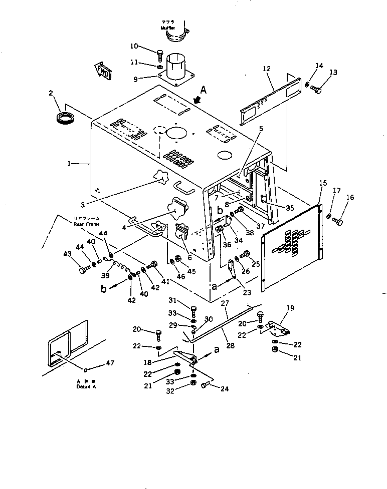 Капот 419-54-11633 Komatsu