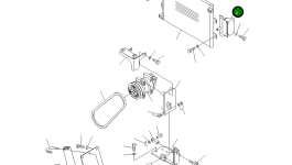 Кронштейн 23B-809-9110 Komatsu