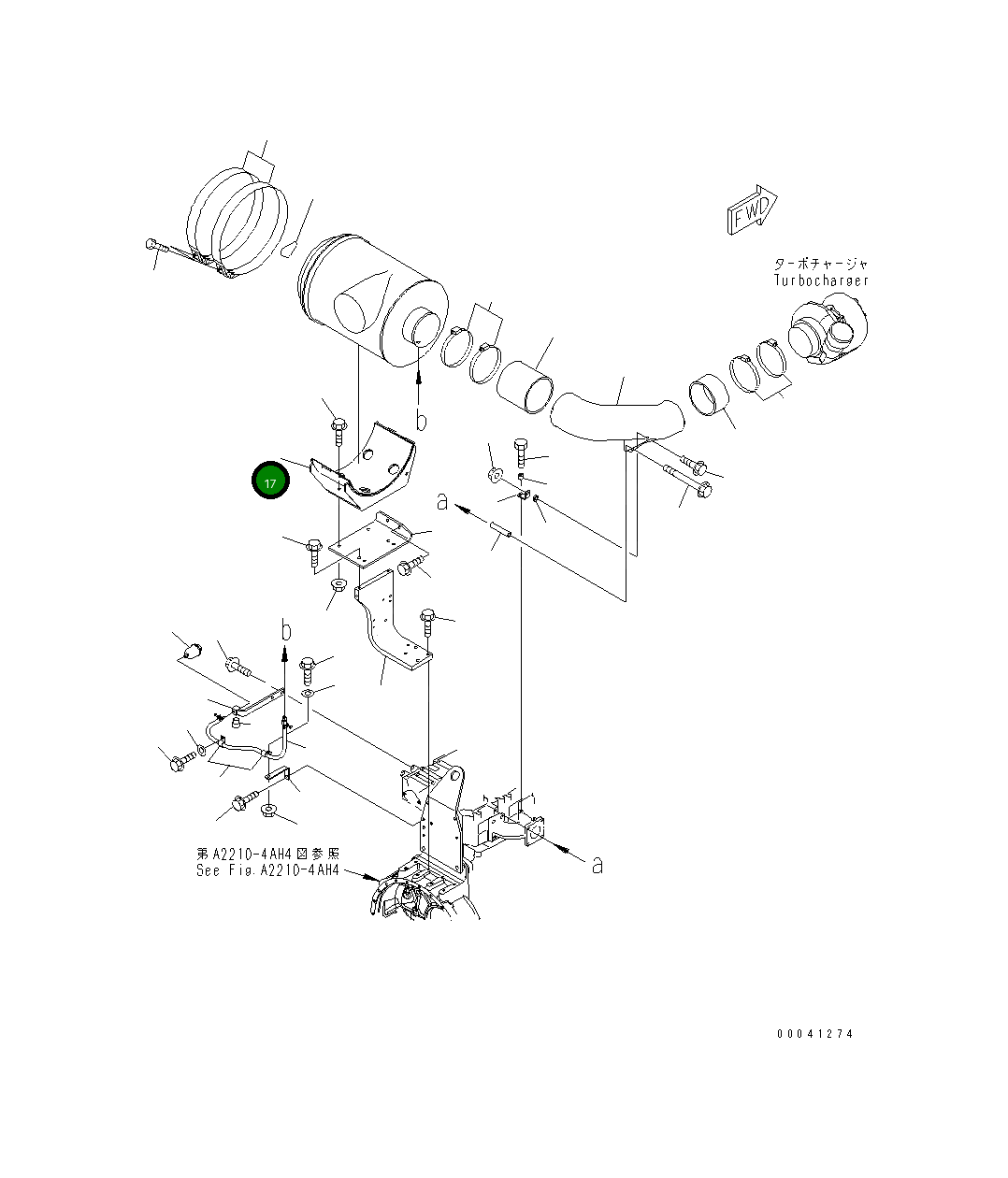 Кронштейн 6261-11-4530 Komatsu