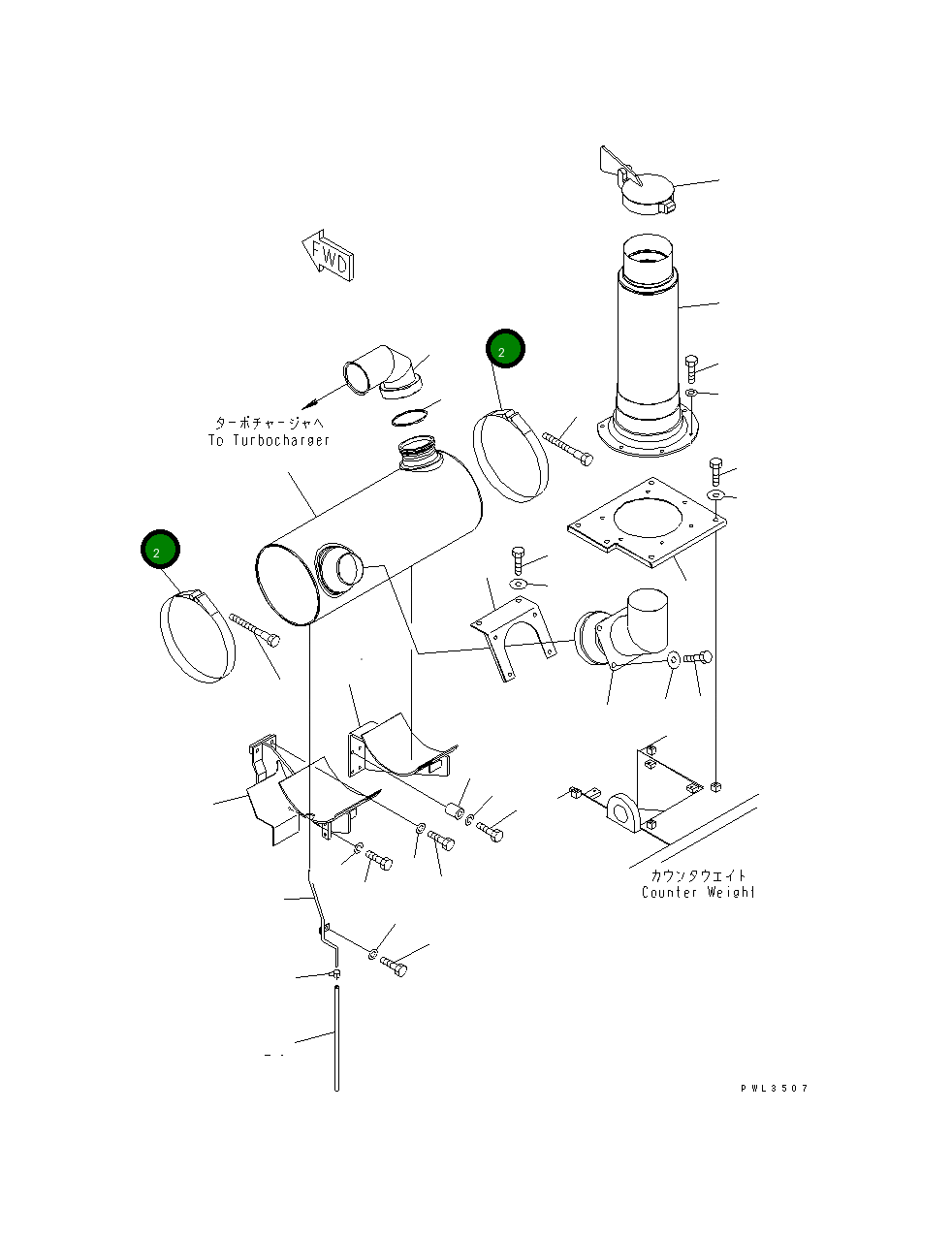 Лента 21M-01-11420 Komatsu