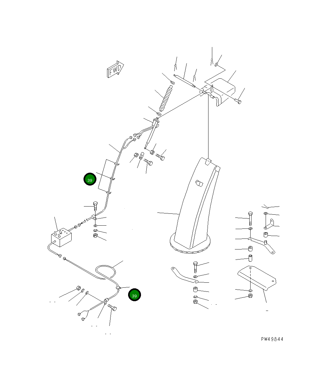Лента TA46762610 Komatsu