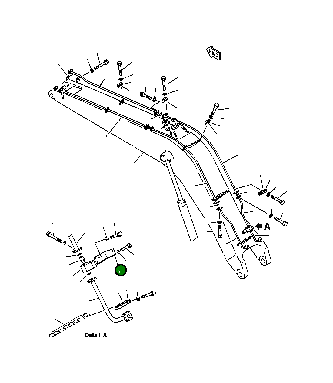Кронштейн 209-62-68150 Komatsu