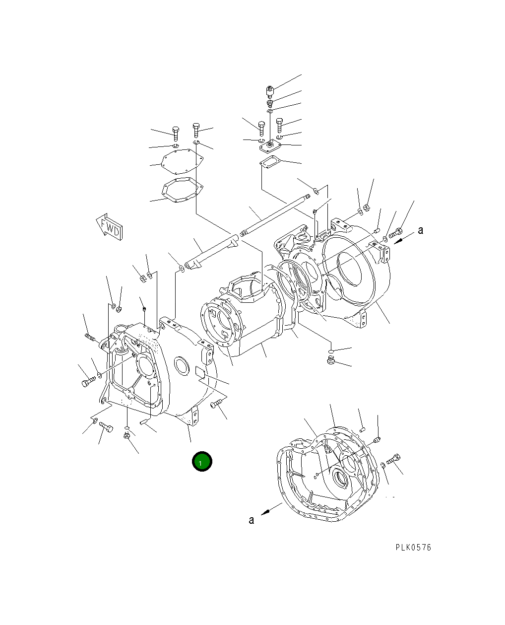 Корпус 124-960-1712 Komatsu