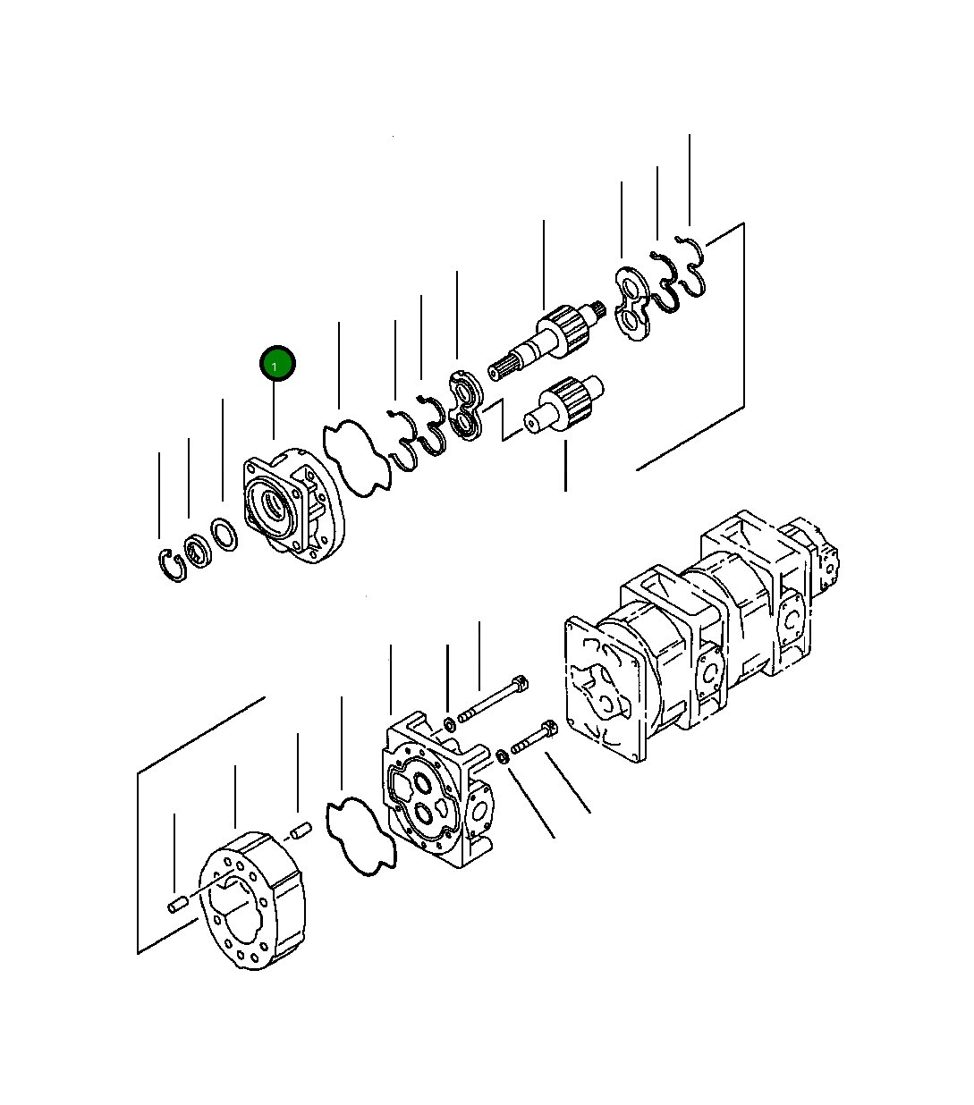 Кронштейн 705-18-04020 Komatsu