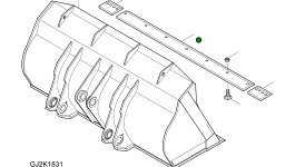 Нож 423-70-HP010 Komatsu