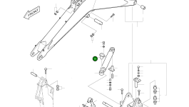 Палец 2123-2110B Komatsu