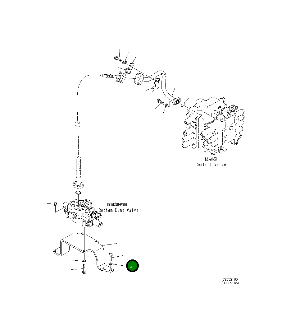 Кронштейн 21M-970-1690 Komatsu