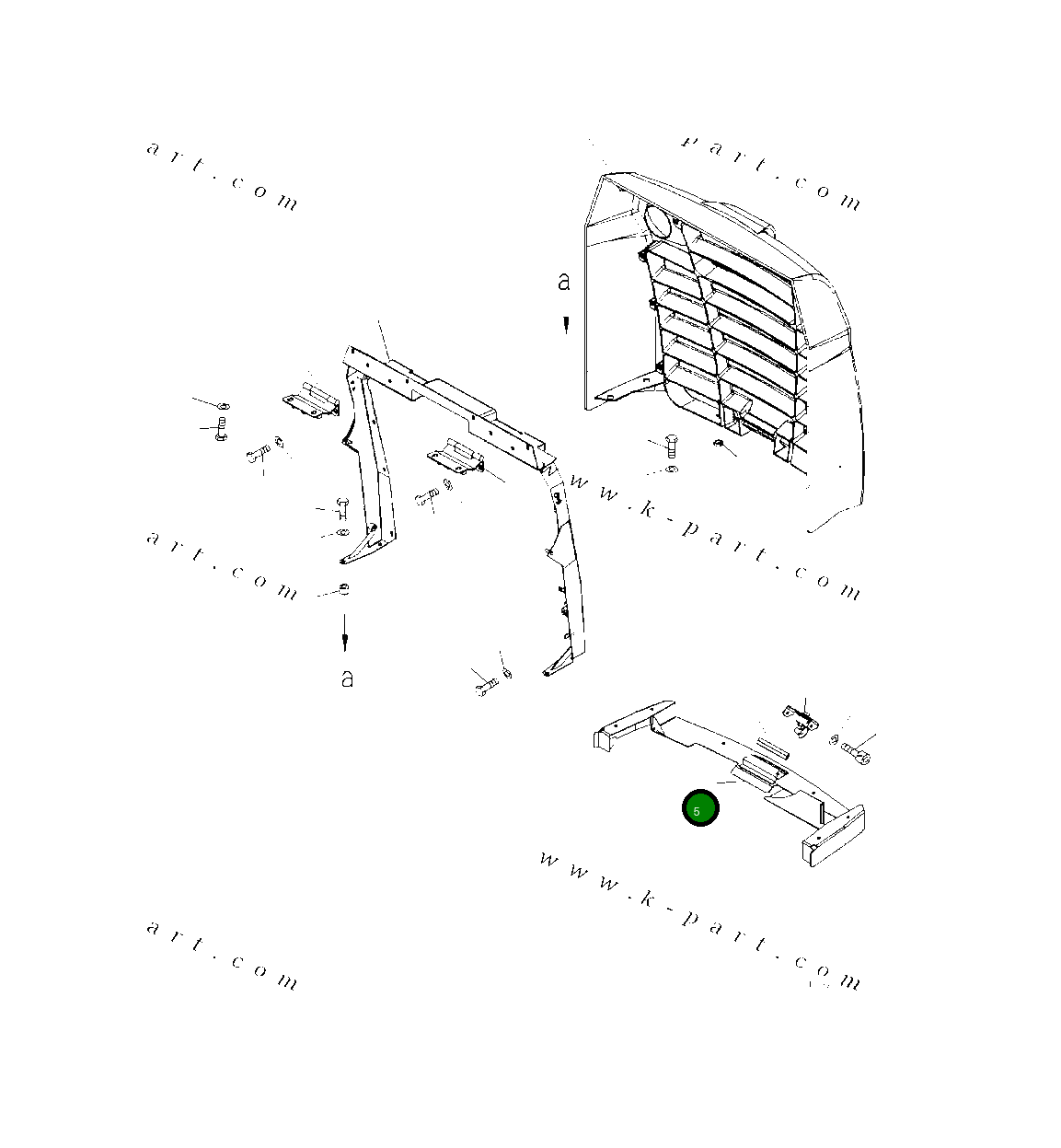 Кронштейн 418-54-61161 Komatsu