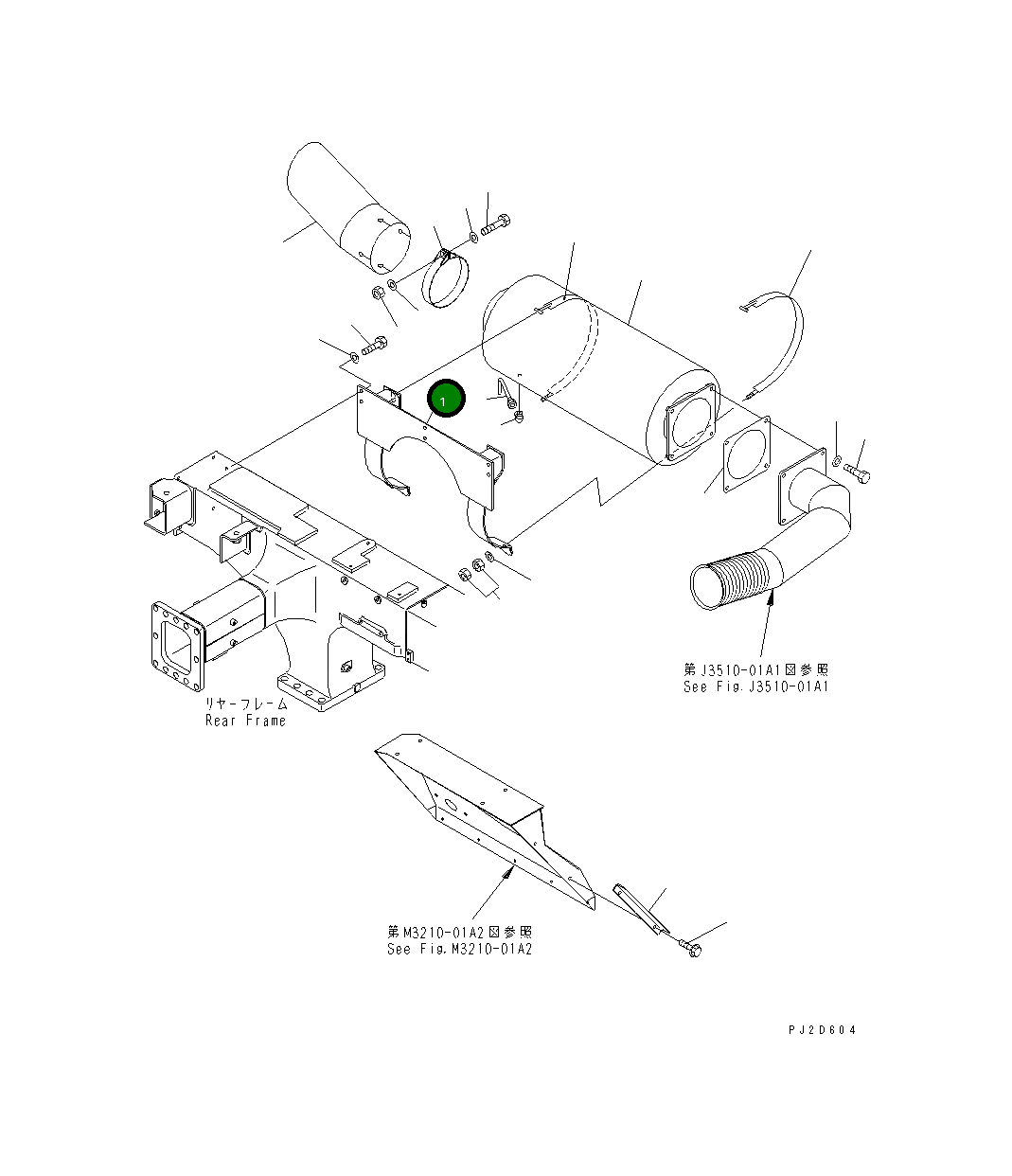 Кронштейн 569-84-82130 Komatsu