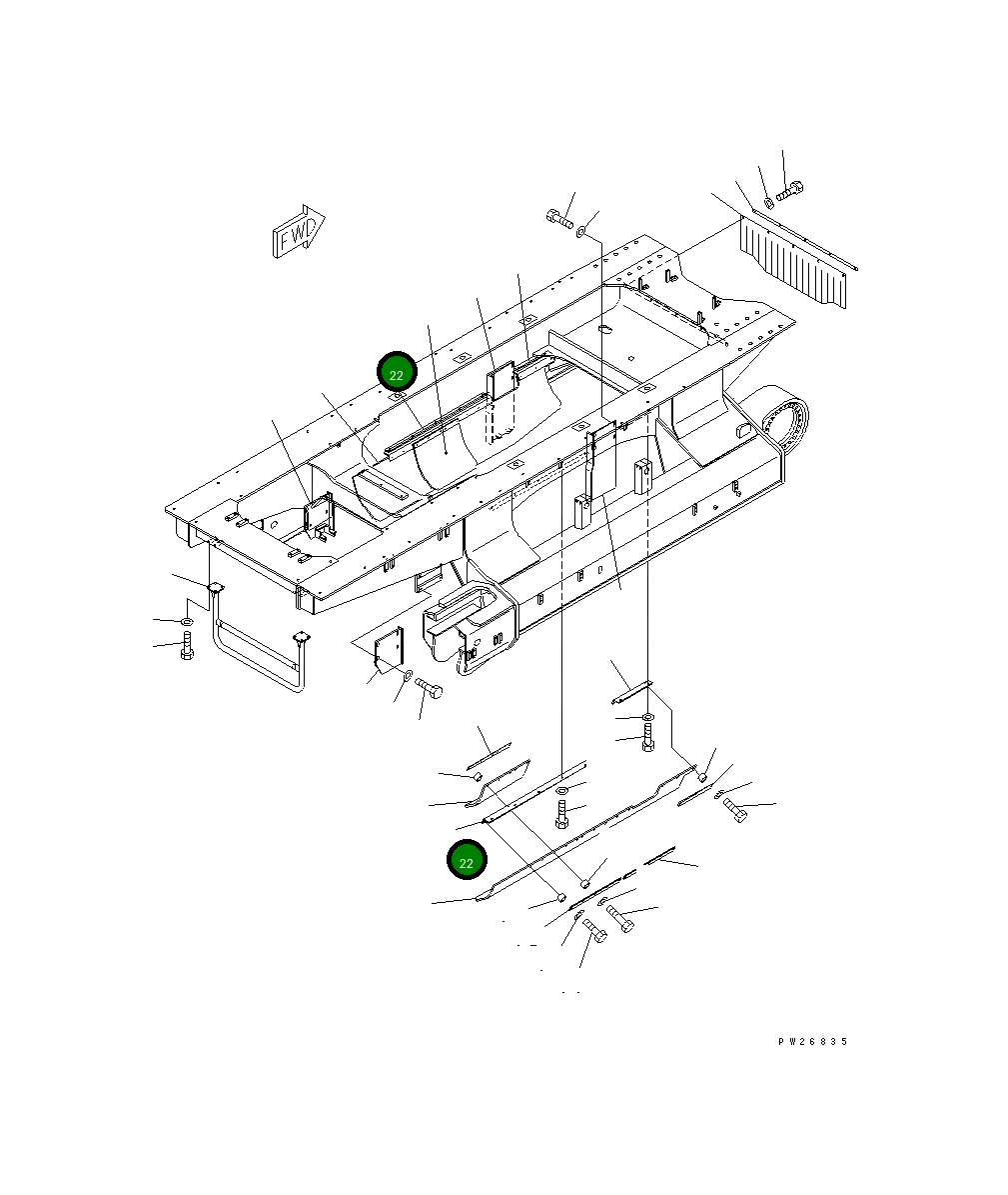 Кронштейн 8248-75-1491 Komatsu