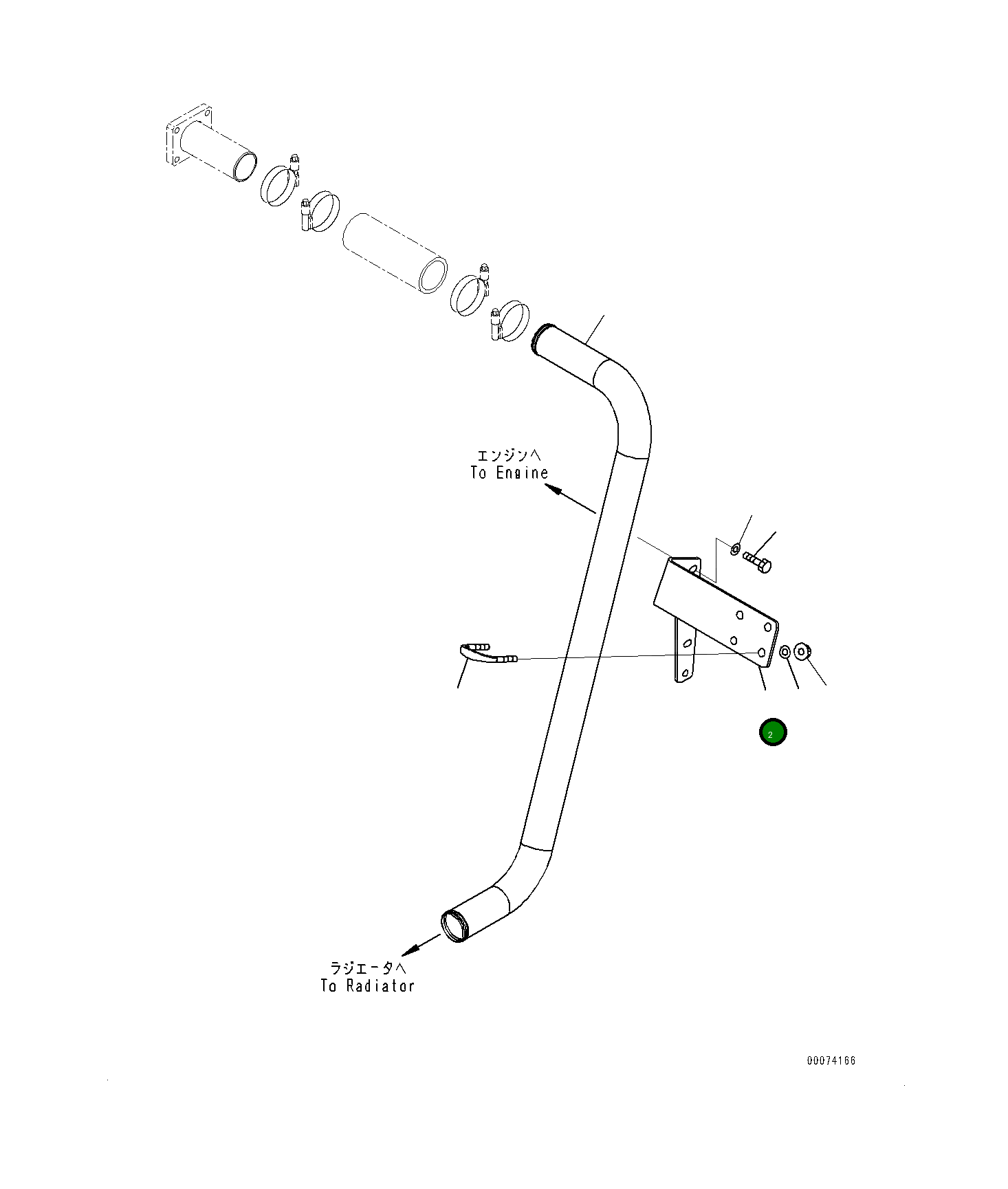 Кронштейн 561-95-82450 Komatsu