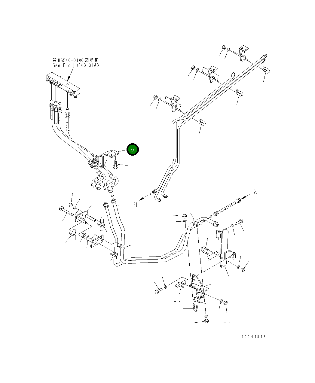 Кронштейн 569-43-88441 Komatsu