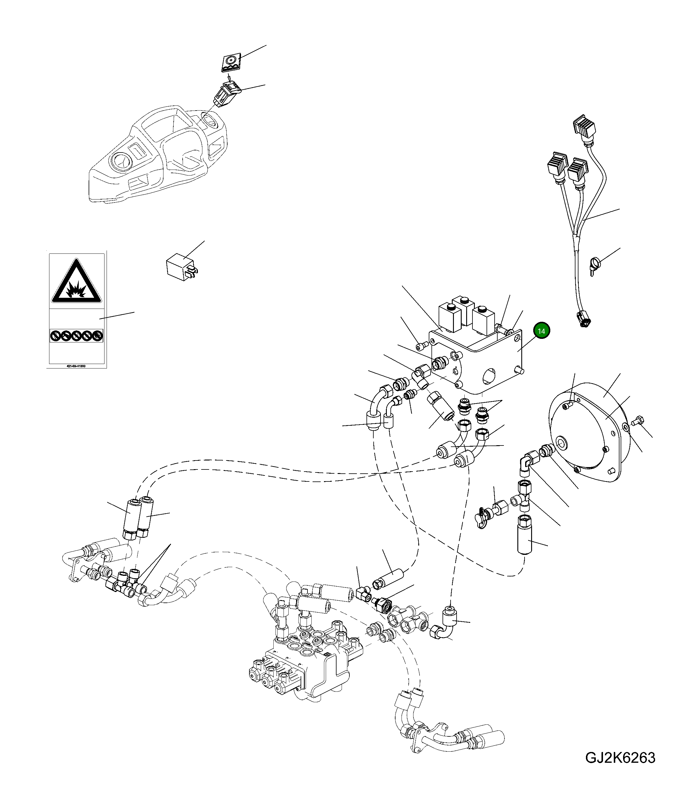Кронштейн 42U-62-80120 Komatsu