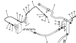 Трубка 20R-62-22211 Komatsu