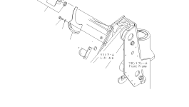 Кронштейн 418-43-39141 Komatsu