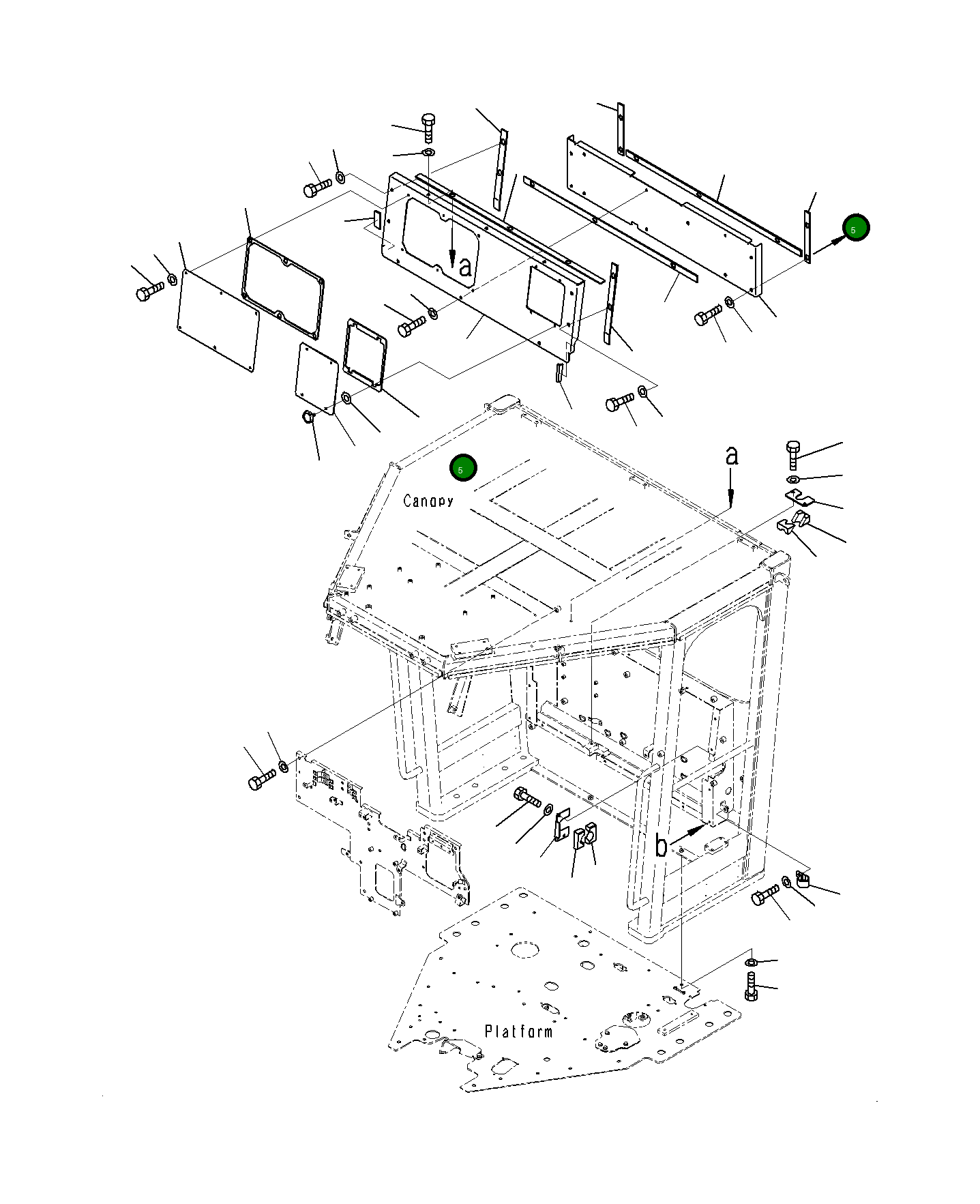 Лист 23H-957-1690 Komatsu