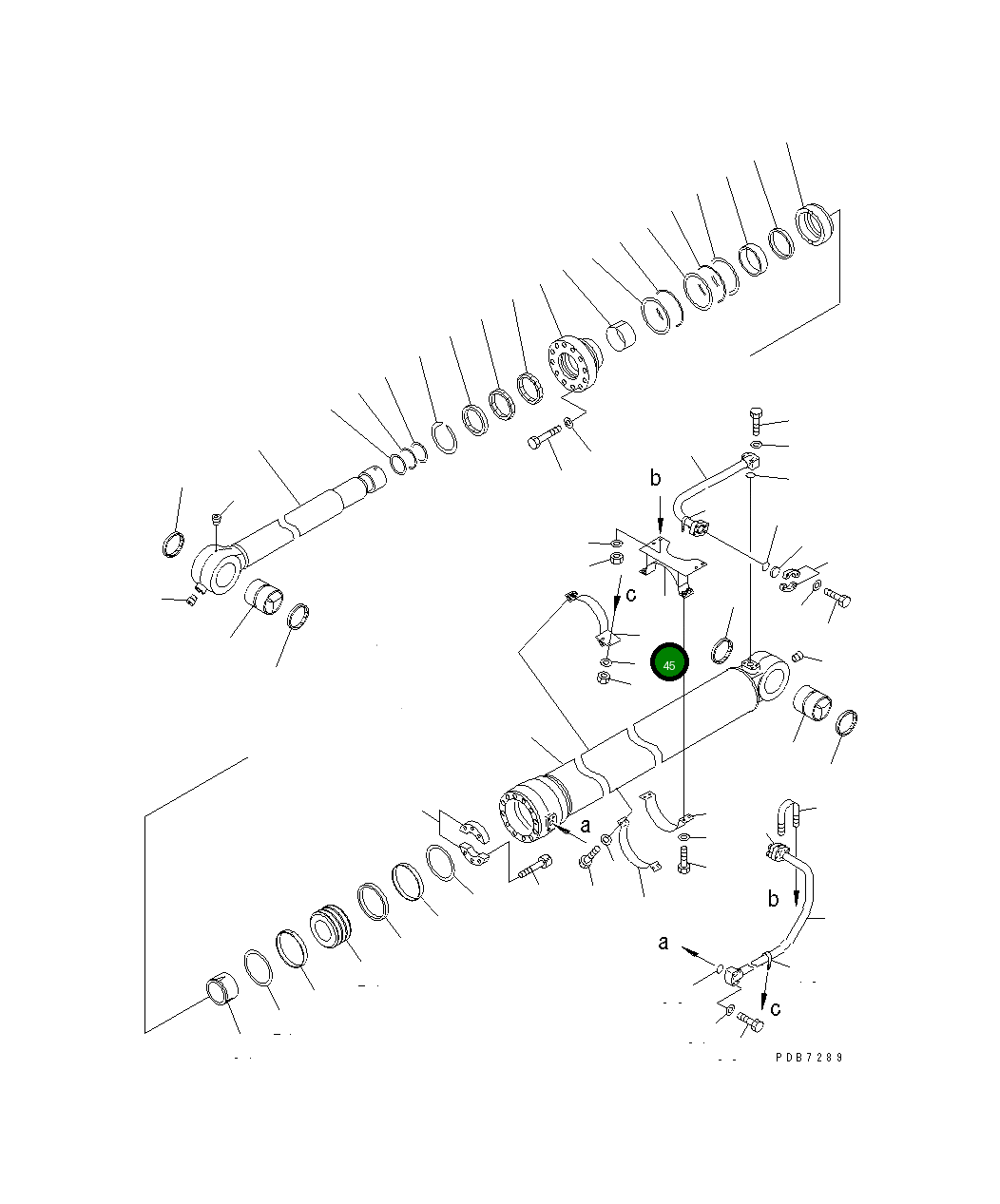 Кронштейн 707-88-22260 Komatsu
