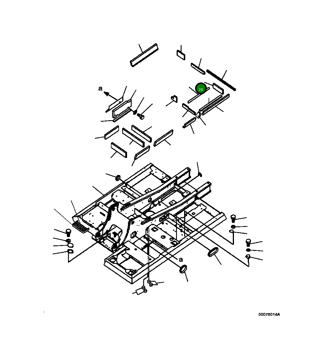 Лист 20Y-46-72382 Komatsu