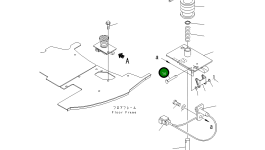 Палец 21U-43-31850 Komatsu