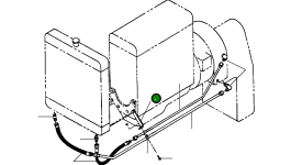 Кронштейн 163 254 Komatsu