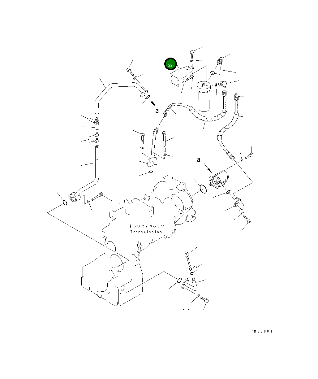 Кронштейн 23E-16-11170 Komatsu