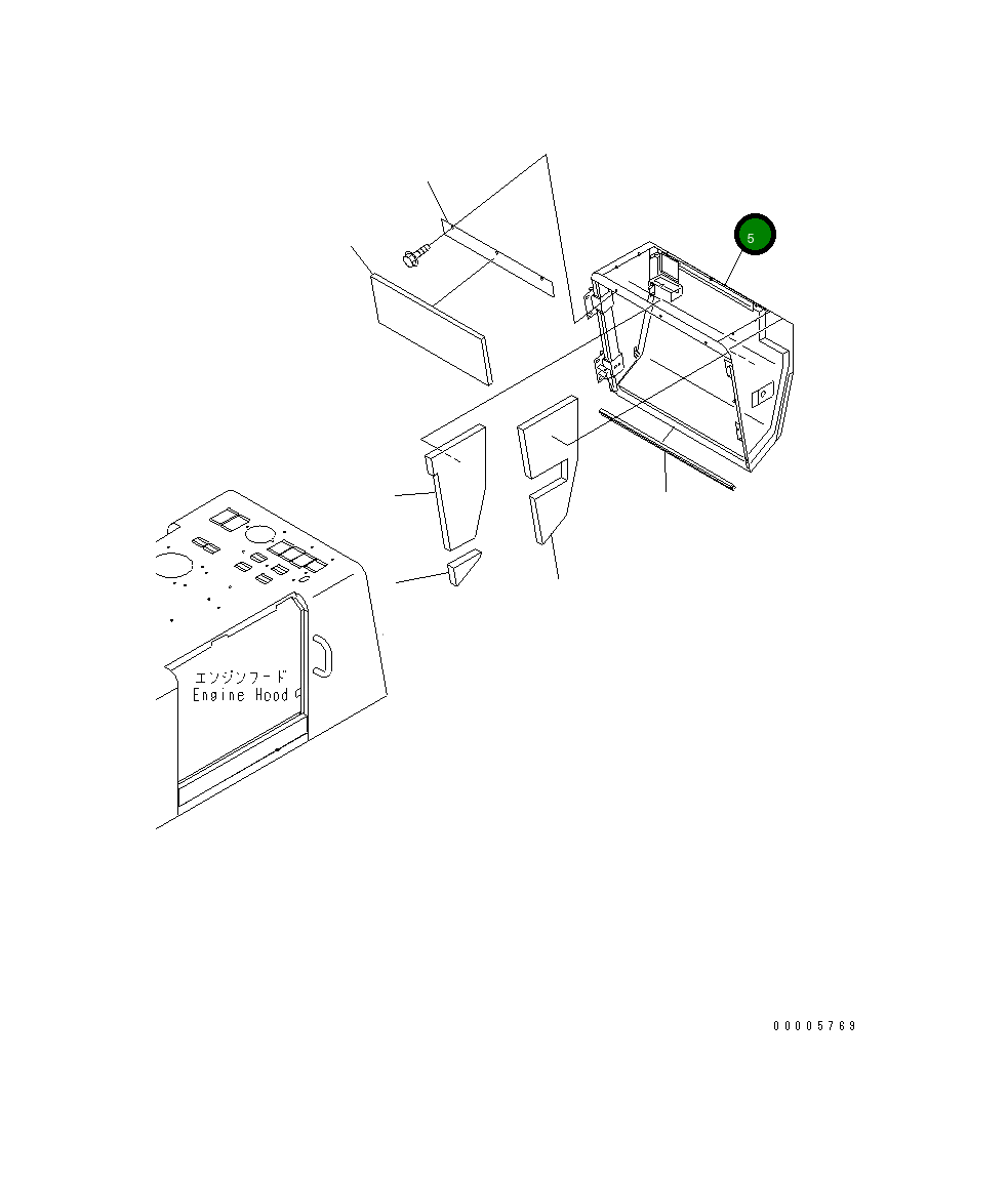 Лист 418-Z97-2810 Komatsu